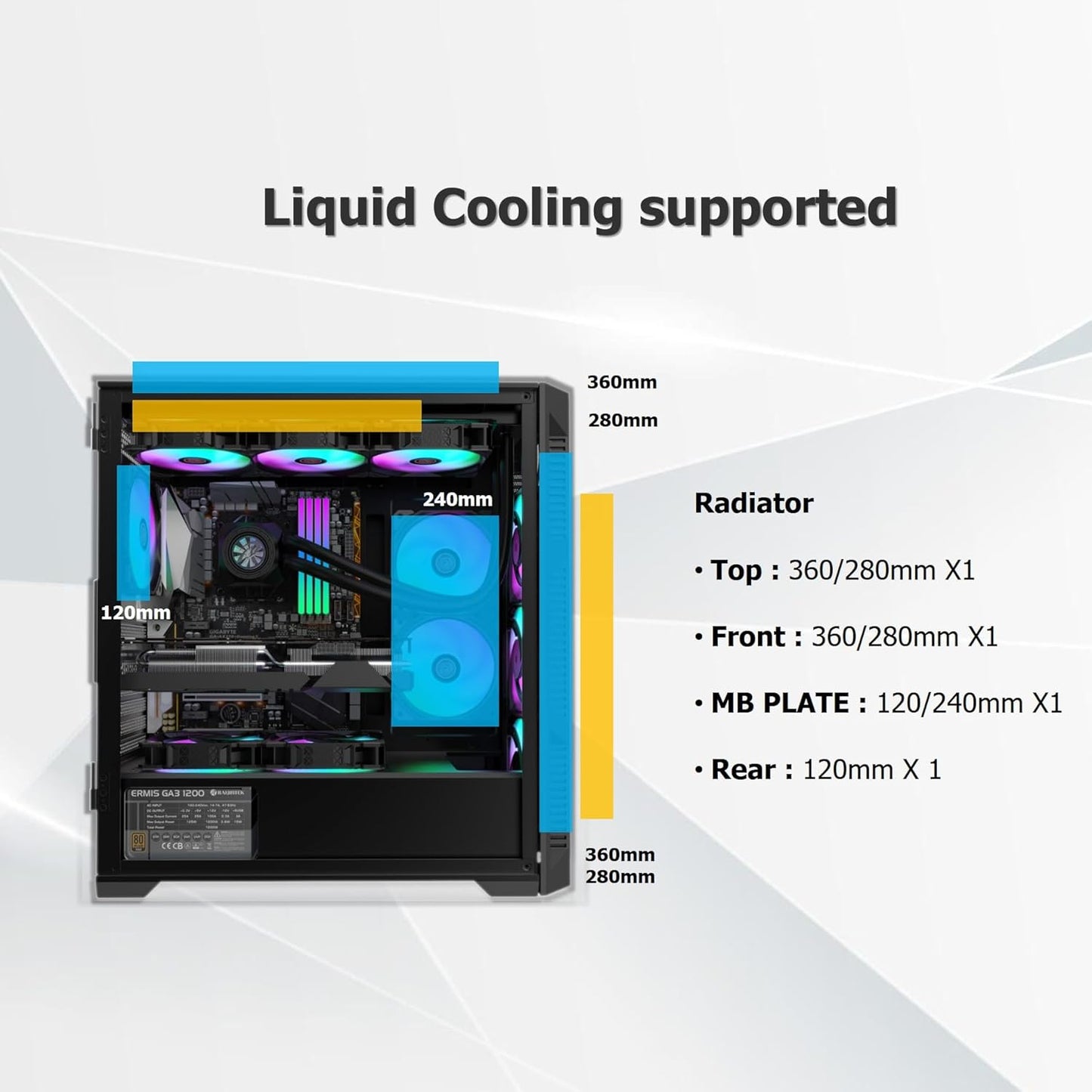 CASE TOWER RAIJINTEK PONOS ULTRA TG4