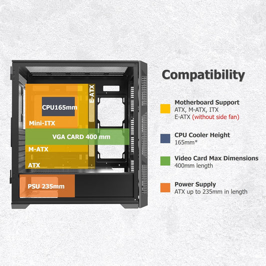 CASE TOWER RAIJINTEK PONOS ULTRA TG4